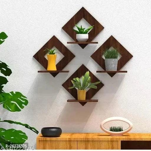 CRAFT Work Solid Wooden Wall Shelf Hanging Shelves - Springkart