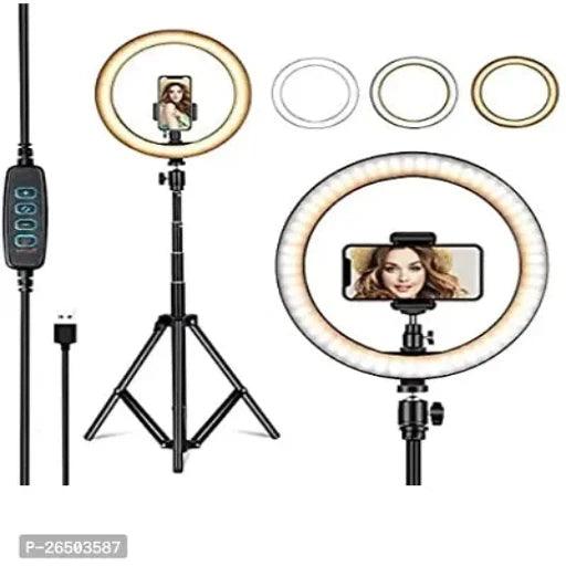 Selfie LED Ring Light, Phone Holder,7 Feet Long Stand 360 degree 1.5 meter long collar mic Kit - Springkart