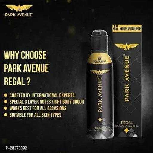Park Avenue Regal NO GAS Premium Perfume For Men Long Lasting Fragrance 130ml-Indulge in Luxury - Springkart