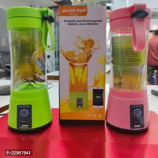 6 Blades Branded Juicer Rechargeable Portable Electric USB Juicer Bottle - Springkart
