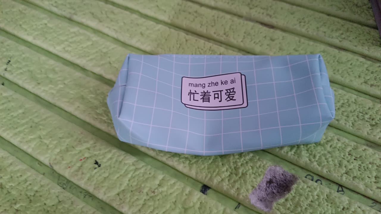 Cute Pencil Pouch Pencil Case Waterproof Stationery Bag (1 Pc) - Springkart