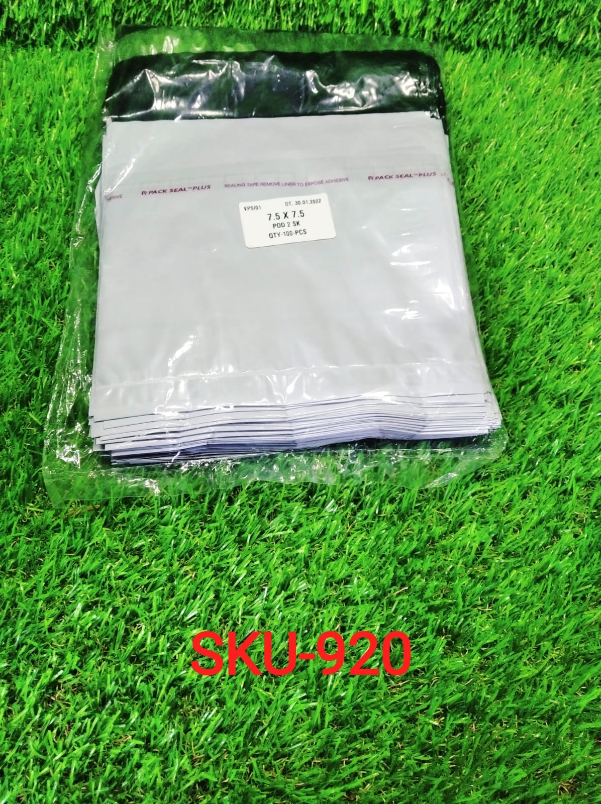 Tamper Proof Courier Bags (7_5X7_5 inch) Pack of 100Pcs - Springkart