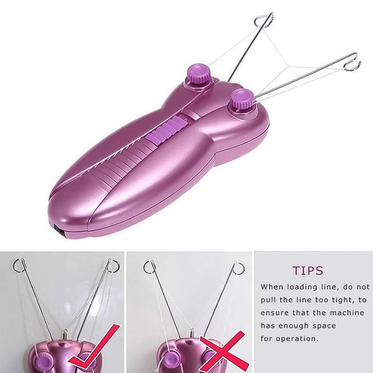Electric Facial Hair Remover Machine (1 Set) - Springkart