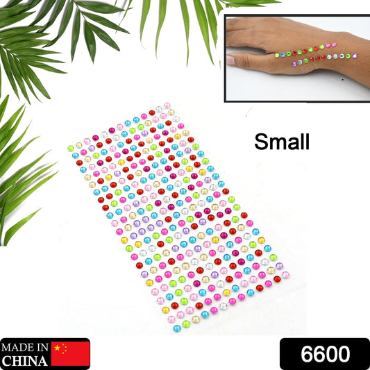 Self Adhesive Multi Size Shaped Shining Stones Crystals Stickers For Art & Craft, Mobile Phone Decoration, Jewelery Making, School Projects, Creative Work - Springkart