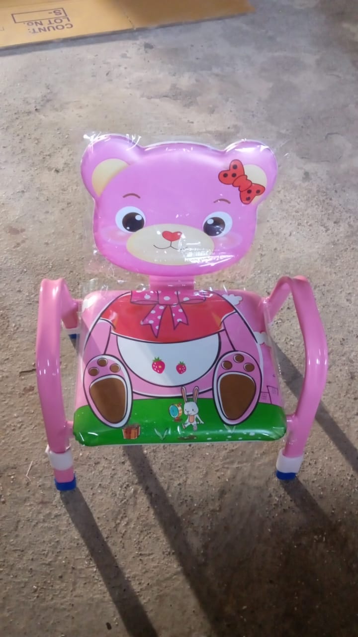 Cartoon Baby Chair Strong Steel Cushion & Comfortable Baby Chair High Quality Chair (1 Pc) - Springkart
