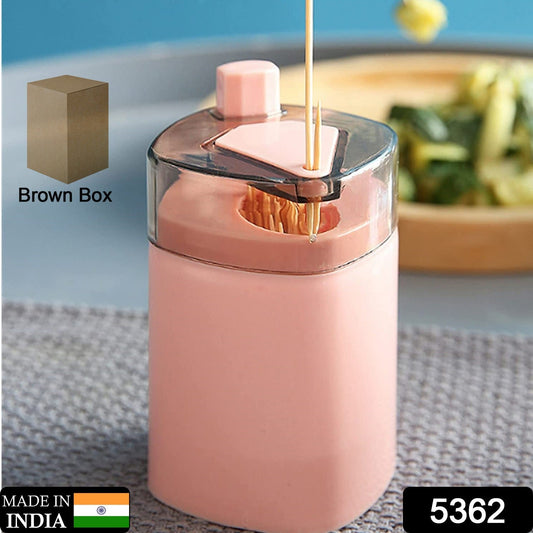Toothpick Holder Dispenser, Pop-Up Automatic Toothpick Dispenser, Toothpick Storage Box - Springkart