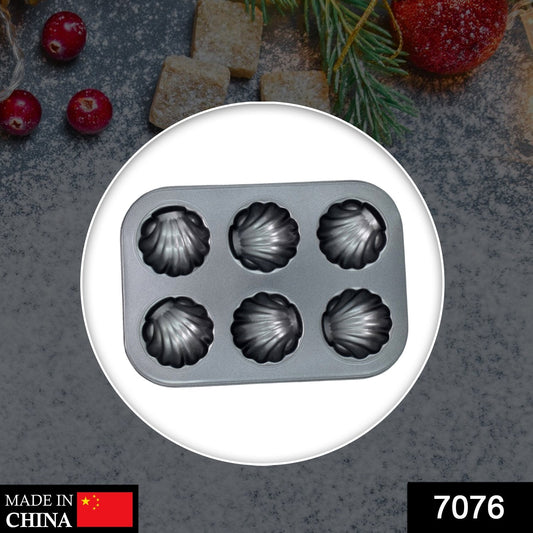 6 slot Non-Stick Muffins Cupcake Pancake Baking Molds Tray - Springkart