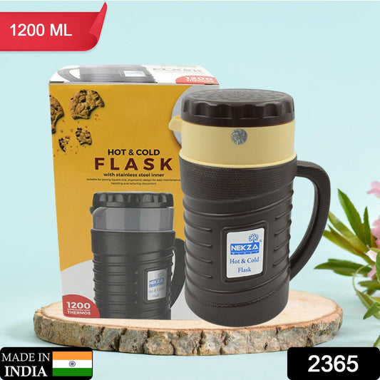 Stainless Steel Thermos Flask (Multiple Sizes): Travel Mug, Coffee, Tea (Leakproof) - Springkart