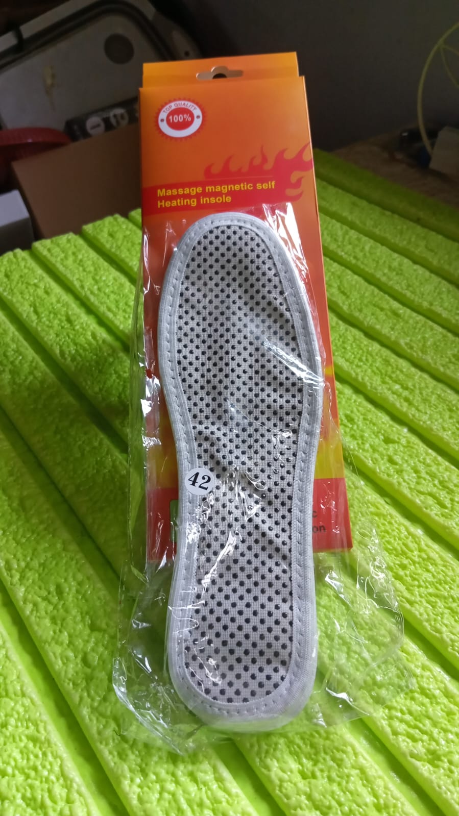 Massage Magnetic Self Heating Insole Shoe, Heating Insole for Women Men - Unisex Warm Insole - Thermal Insoles - Tourmaline Self Heating Shoe Inserts - Warm Shoe Pad (1 Pair) - Springkart