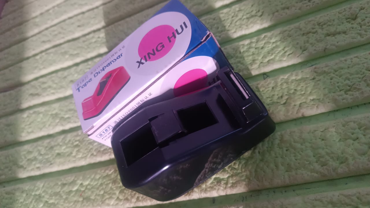 Plastic Tape Dispenser Cutter for Home Office use (1 pc) - Springkart