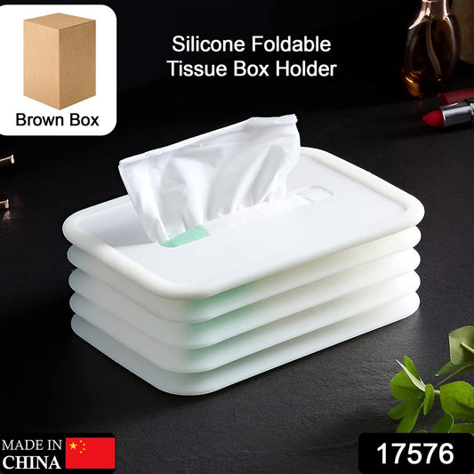 Tissues Holder Silicone Simple Tissue Box Tissues Cylinder Tissues Cube Box Tissue Holder for Bathroom Office Car Bedroom for Bathroom Room Office Car - Springkart