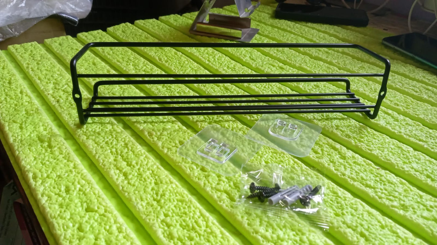 Spice Bottle Storage Rack Hanging Spice Rack Hanging Spice Rack Seasoning Holder Metal Storage Hanging Rack (1 Pc) - Springkart