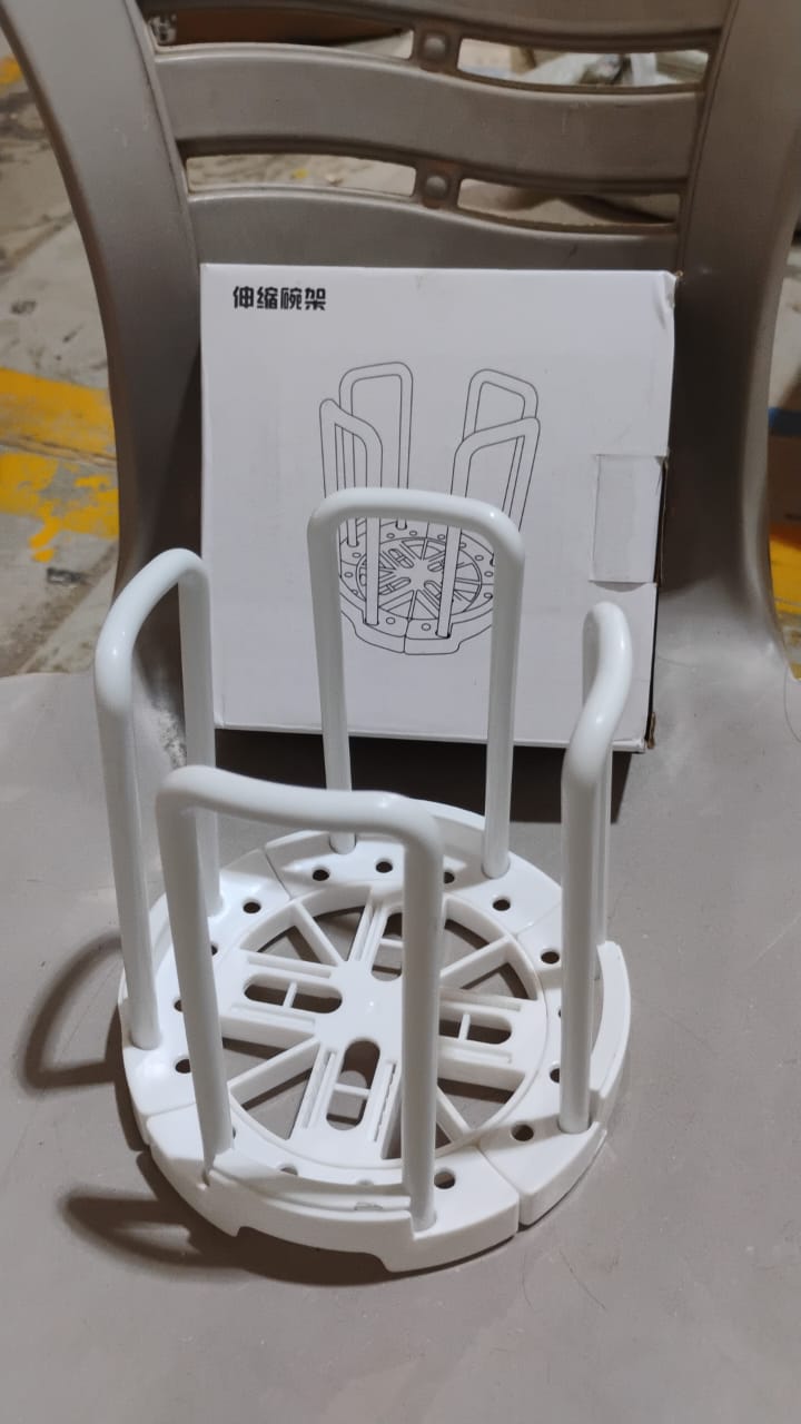 Plastic Bowl Holder Bowl Organizer Drain Rack (1 Pc) - Springkart