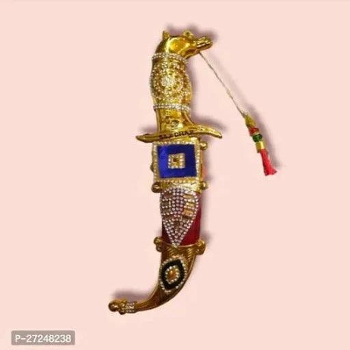 Classical Art Stainless Steel Kattar For Grooms And Wedding Showpiece - Springkart