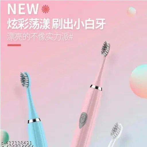 Ultradent Electric Toothbrush with 3 Replaceable Heads (Battery Included) ( Pack of 2) - Springkart