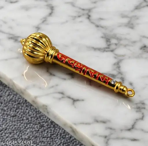 SP Handicrafts Brass Hanuman Gada, Hanuman Sota, Bajrang Bali Gada for Home Office Temple ( Pack of 1)