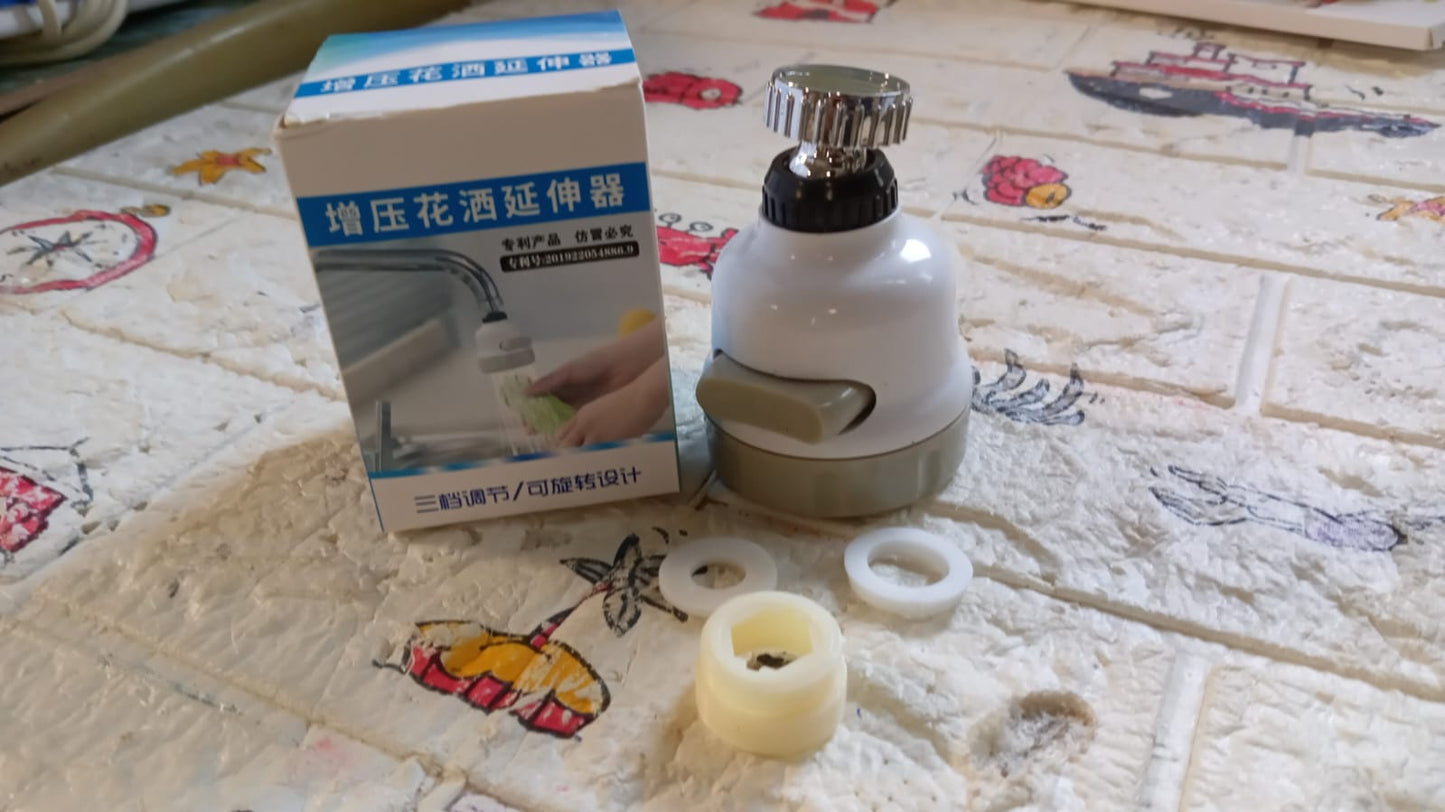 360 Degree Rotating Water-Saving Sprinkler,Faucet Aerator for Kitchen,Bathroom,Water Faucet Kitchen Tap,sink tap shower sprinkler plastic 3 Mode Adjustable Head Nozzl - Springkart