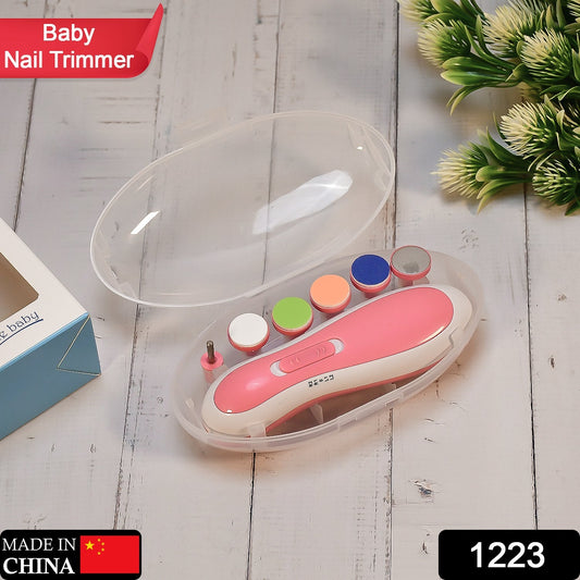 Electric Baby Nail Trimmer with Grinding Heads for Newborn Infant and Toddler - Springkart