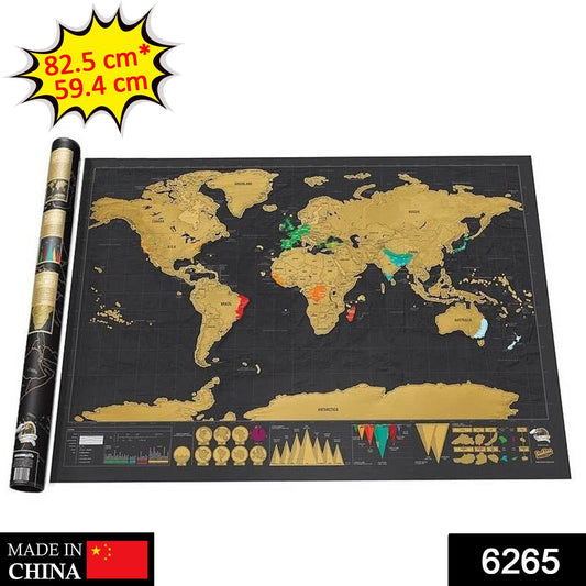 Scratch Off Map Interactive Vacation Poster World Travel Maps - Springkart