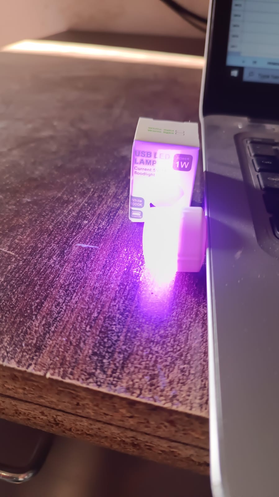 Usb Led Lamp Night Light Mini Portable For Pc And Laptop (5 Pcs Mix Color) - Springkart