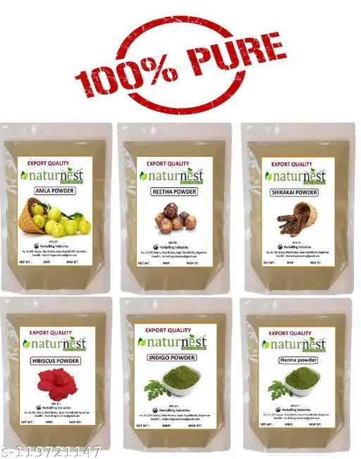 Natural Products for Hair Growth,50 gm each 300 gm - Springkart