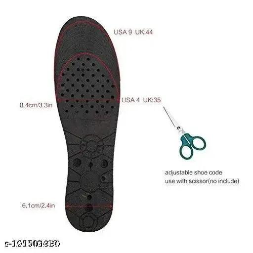 Height Increasing Shoes Insoles - For Men And Women - 1 Pair 4 Layers 9 cm (3.5 Inch) - Springkart