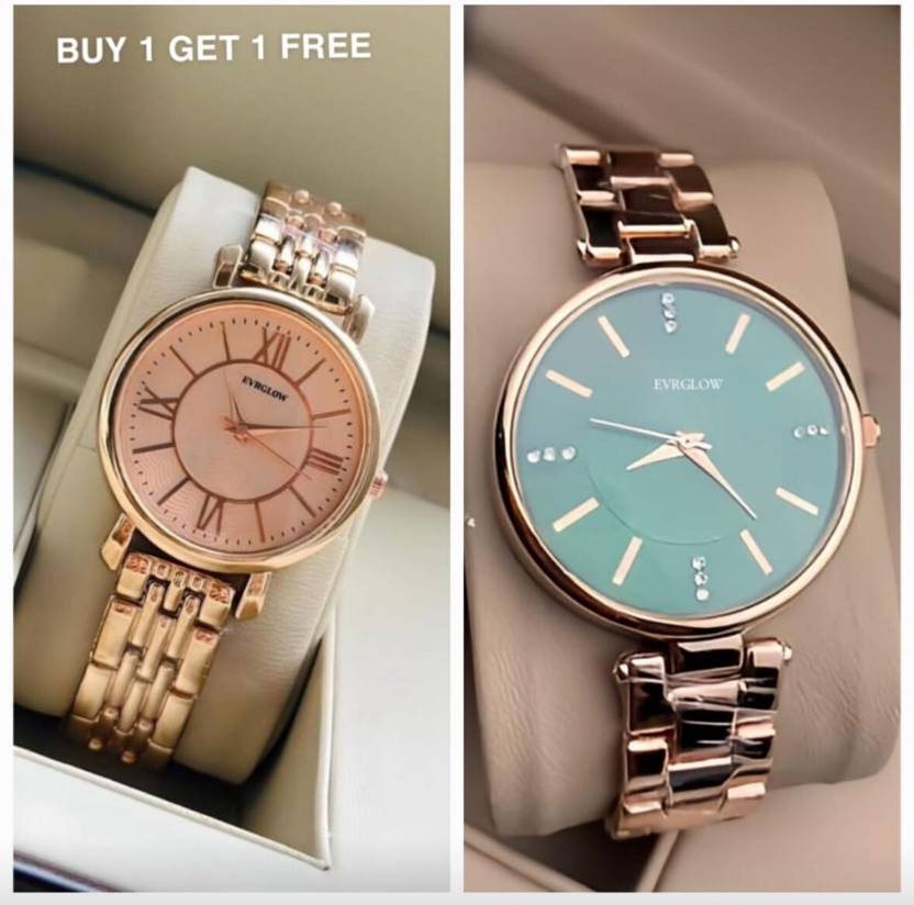 EVRGLOW evrglow-2 Analog Watch - For Women premium combo collection