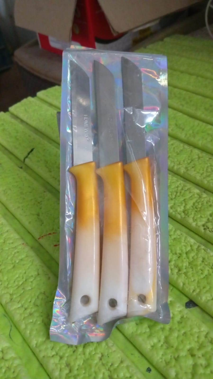 Kitchen Knife with Stainless Steel Blade (1 Pc) - Springkart