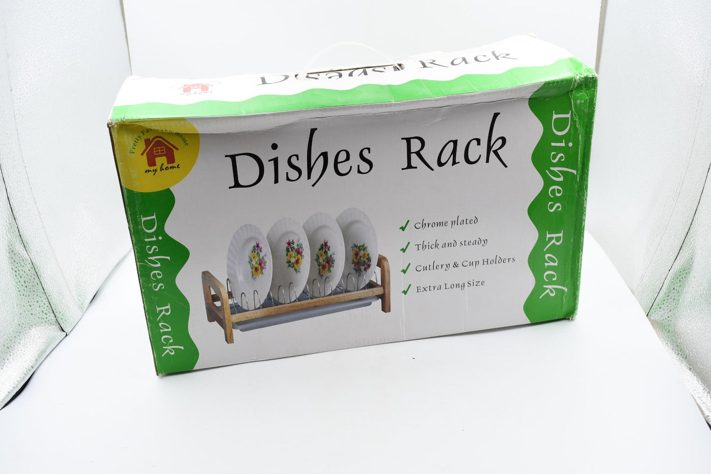 STAINLESS STEEL DRAIN BOWL STORAGE RACK HOLDER PLATE DISH CUTLERY CUP RACK WITH TRAY KITCHEN SHELF STAND - Springkart