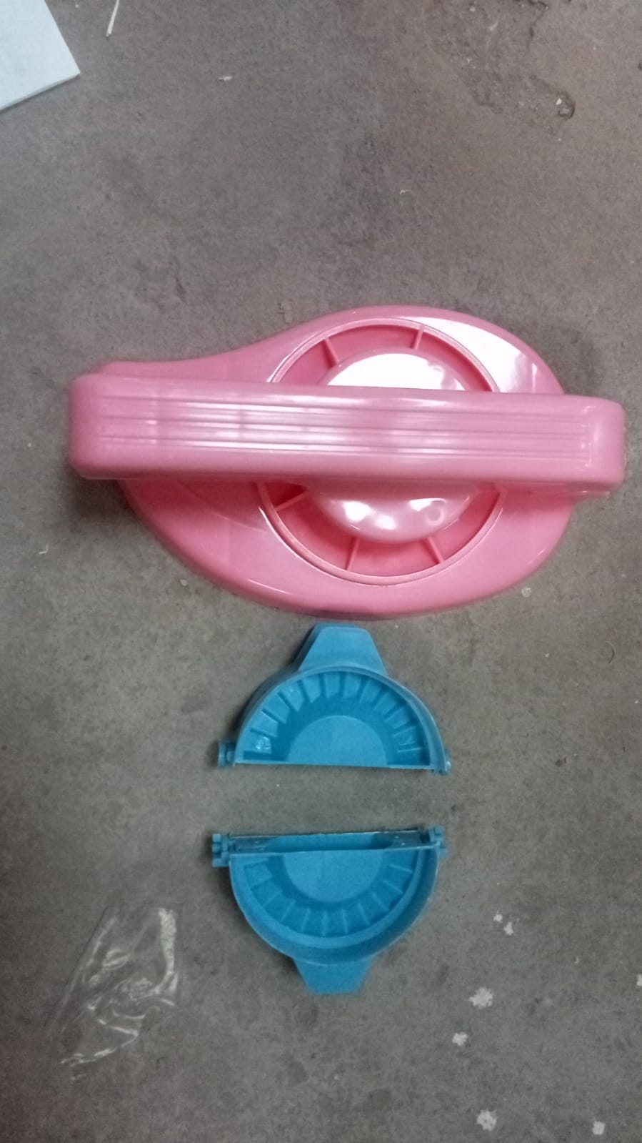 Puri Press & Dough Press Set Dumpling Dough Press Pastry Maker Mould Mold & Puri Press Maker High Quality Kitchen Product Use For Gujiya Making ( 3 Pcs Set ) - Springkart