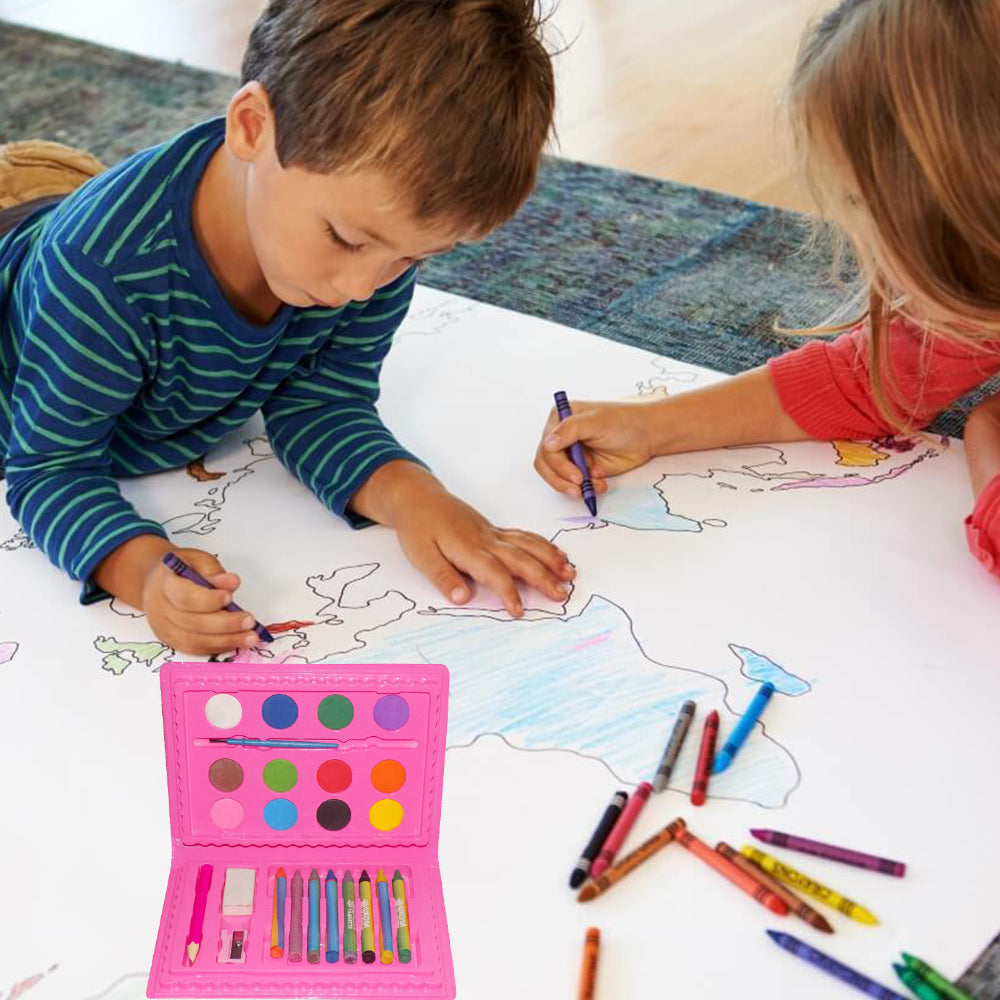 Art Colour Kit Colours Box, (24 Pieces) - Springkart
