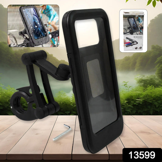360 Rotation Bike Phone Mount Waterproof Cell Phone Holder (1 Pc) - Springkart