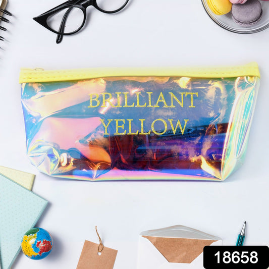Transparent Pencil Pouch / Case Waterproof Pen Bag (1 Pc) - Springkart