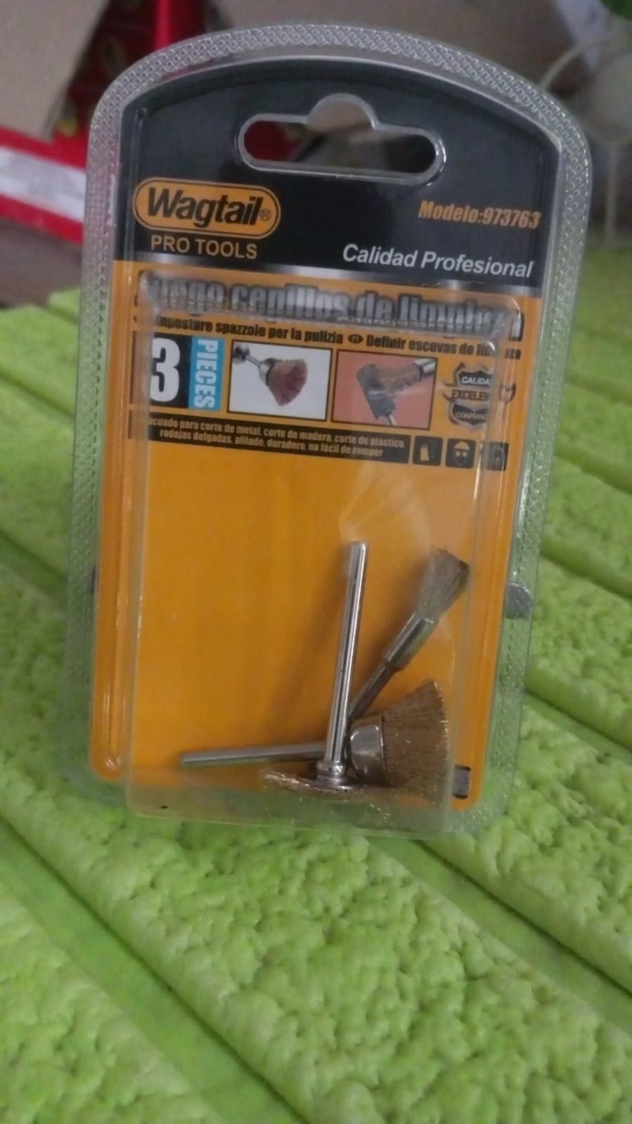 Brass Wire Wheels, 3 Pcs Brass Wire Wheels, Rust Removal Tool - Springkart