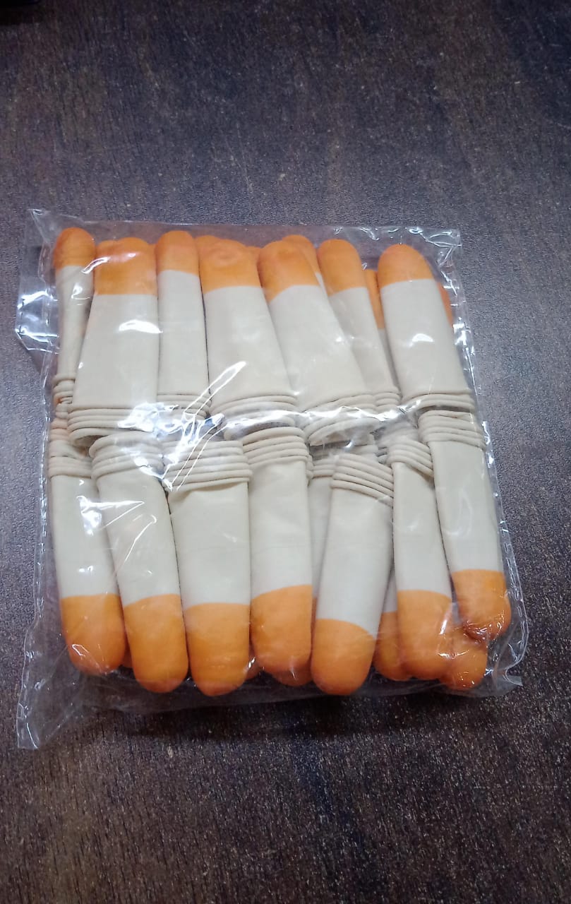 Finger Caps, Silicone Finger Protectors Sleeves (Finger Cots / 145 Pcs Set Approx) - Springkart