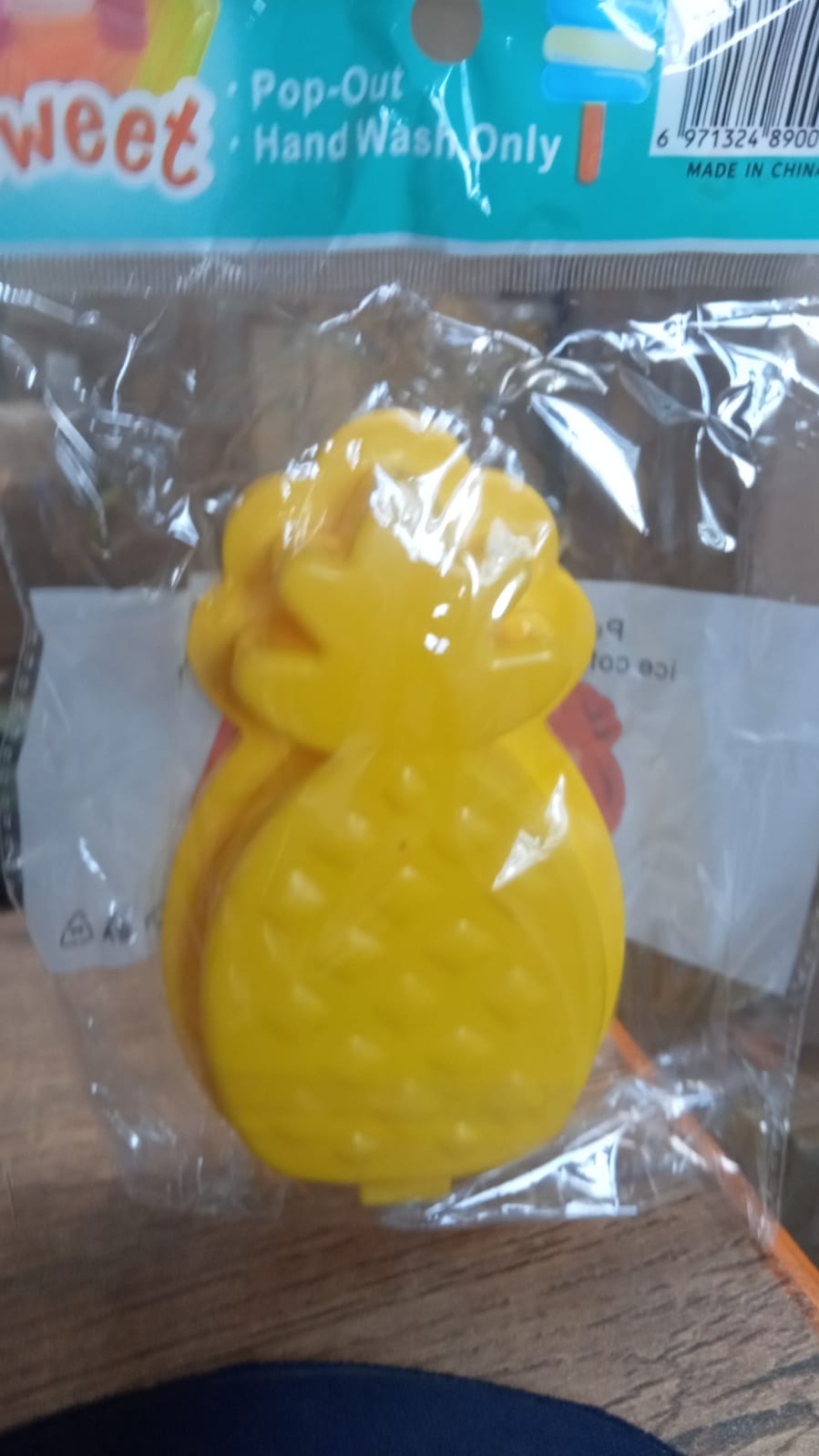 Pineapple Shape Popsicle Molds - Durable Silicone Ice Candy Cream Mould, DIY Ice Pop Kitchen Tool - Springkart