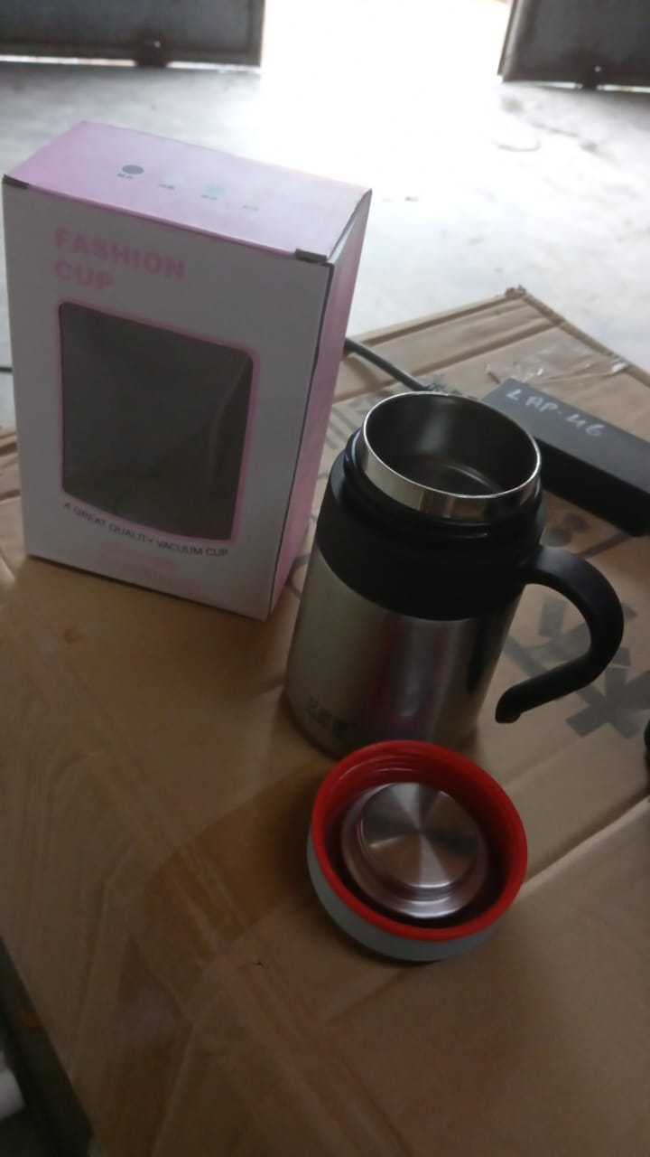 Stainless Steel Mug / Bottle Vacuum Insulated Cup With Handle & Small Cup (420 ML) - Springkart