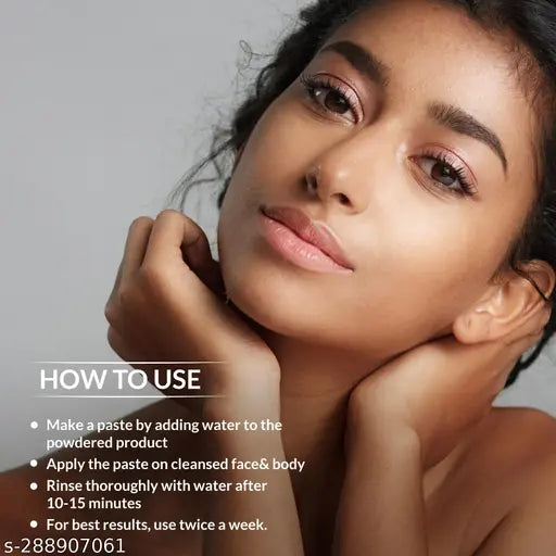 Lotus Botanicals Ubtan De-Tan Radiance Face and Body Mask | Infused with 24K Gold | For Boosting Skin Radiance, Reducing Skin Dullness & Anti-Tanning | No Silicon, No Sulphates, Non-Comedogenic, No Preservatives | 140g