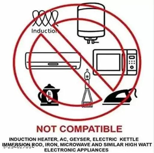 QLEX 4 Socket 3 Switch Multi Plug 6A (Traveler Multi Plug) - Springkart