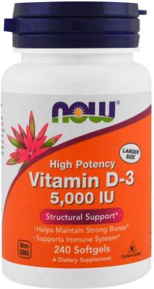 Now Foods Vitamin D-3 (240 x 1 g)