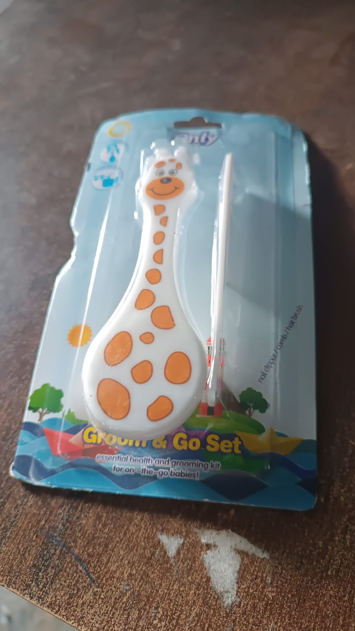 Baby comb and brush hair set (1 Pc / Mix Color) - Springkart