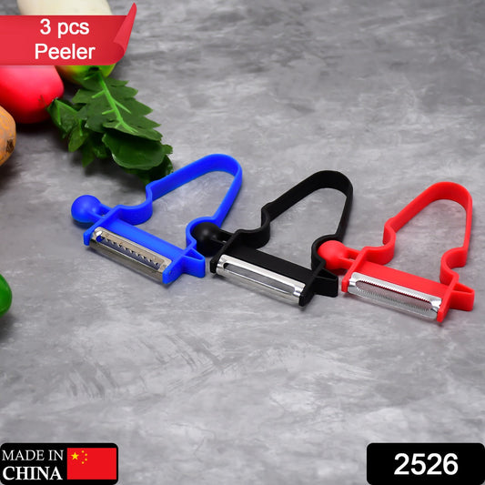 3pc Sharp and Durable Blades, Ergonomic Handles, Vegetable Peeler for Kitchen - Springkart
