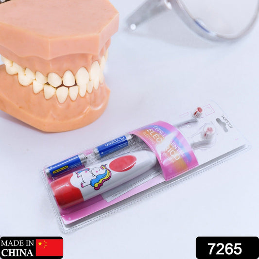Electric Toothbrush for Kids and Adults Travel Portable Toothbrush With Extra 1 Brush Heads With 2 Battery - Springkart
