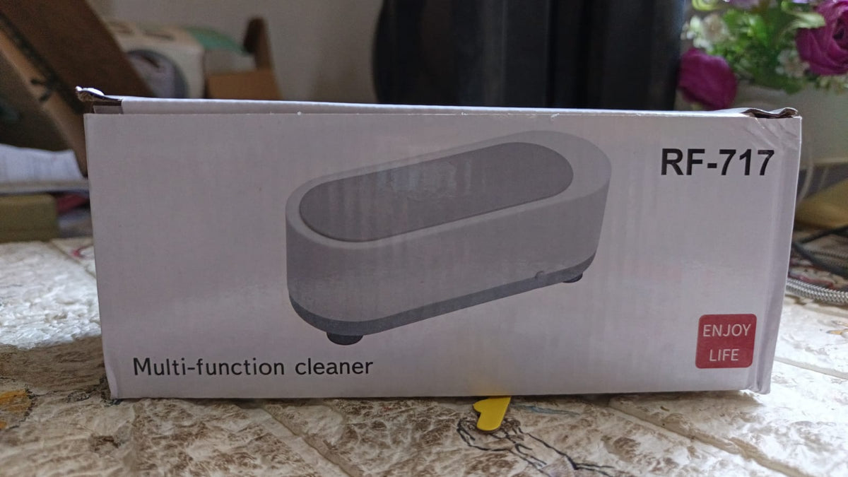 Ultrasonic Jewllery, Cleaner, Ultrasonic Cleaning Machine, Portable jewellery Cleaning Mchine For Jewellery, Ring, Silver, Retainer, Glasses, Watches, Coins, High Frequency Vibration Machine (Battery Not Included) - Springkart