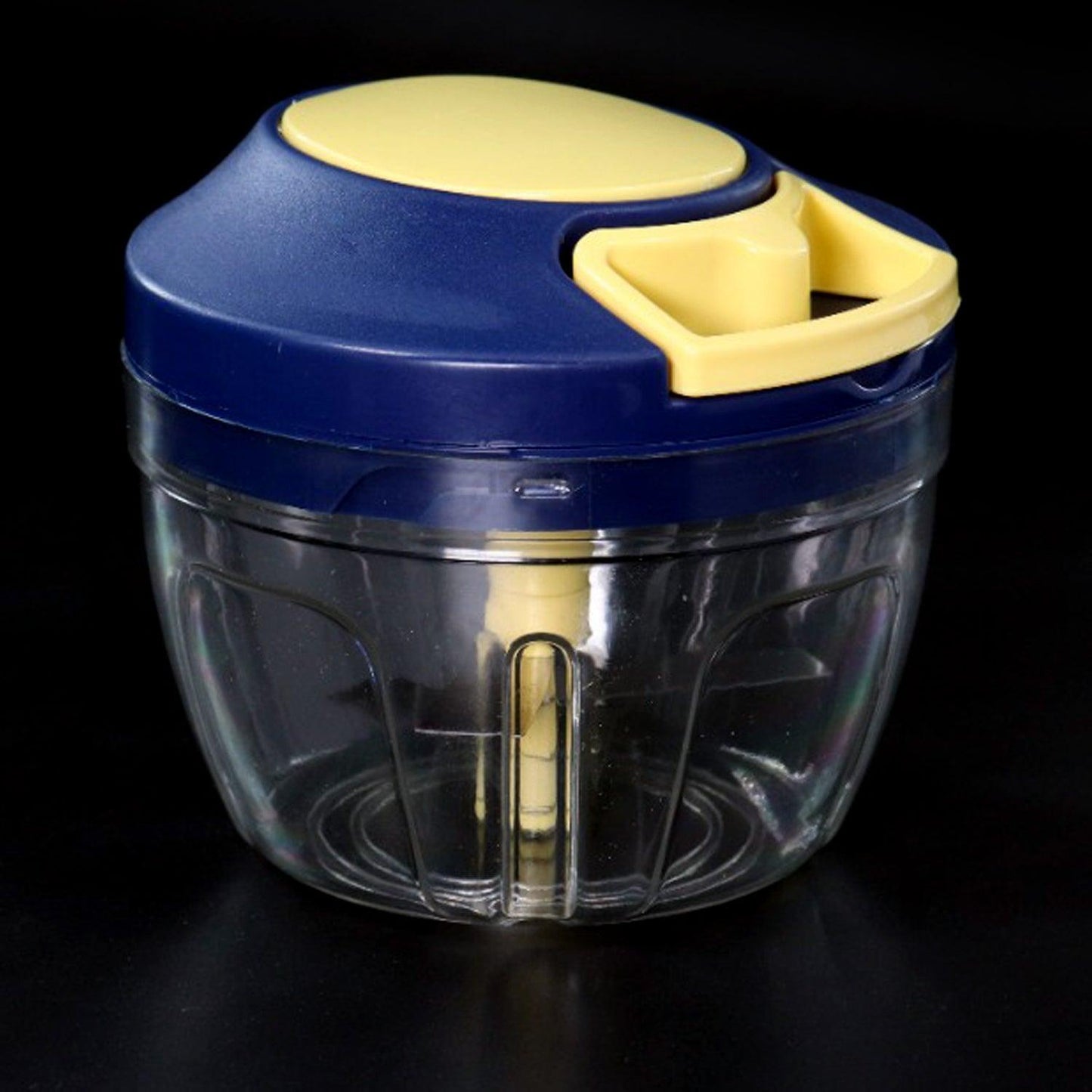 0089 Chopper With 4 Blades For Effortlessly Chopping Vegetables And Fruits For Your Kitchen (650ml) - Springkart