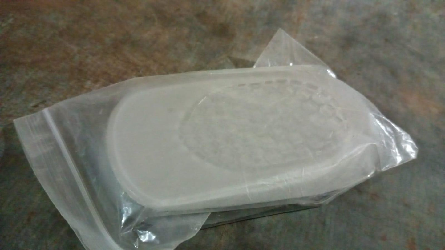 1 Pairs Silicone Heel Pads, Shoes Insole (12×7×2 Cm) - Springkart