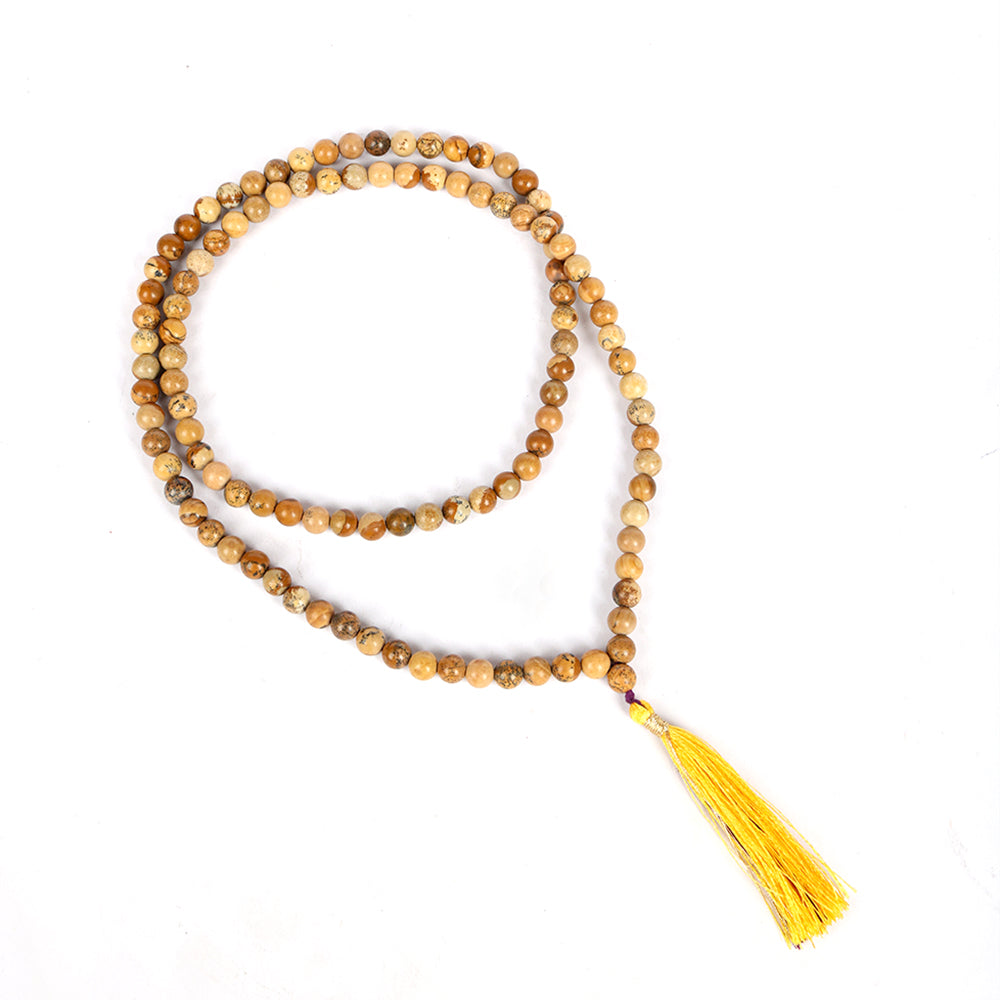 Shop Jasper Hakik Mala in India-COSMIC Power Mala