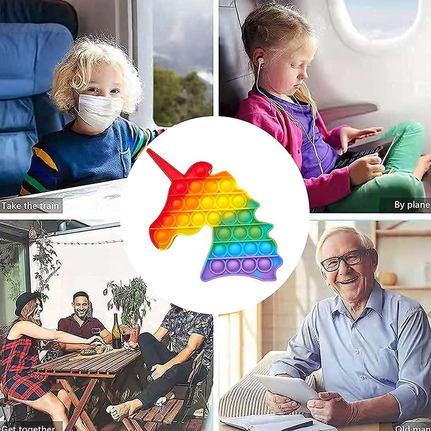 Unicorn Fidget Toy Stress Relief Toys - Springkart