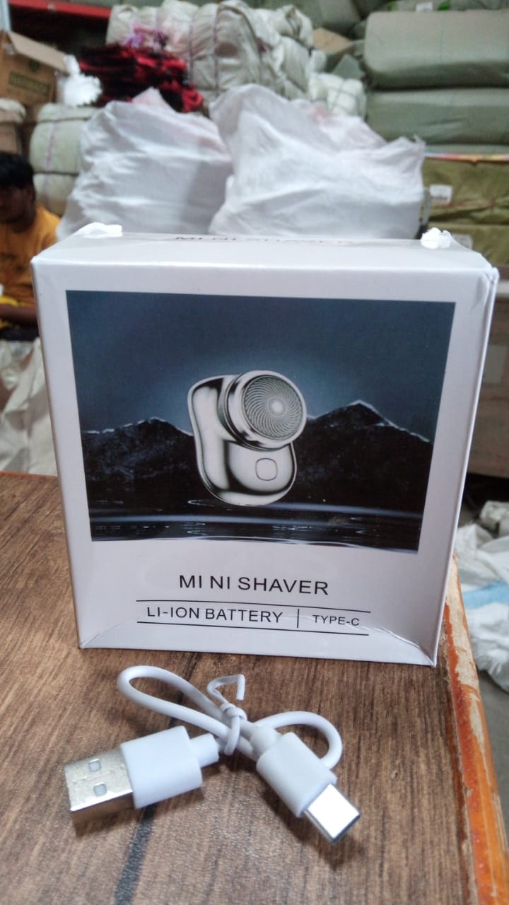 Mini Electric Shaver Portable | Pocket fashion | Rechargeable | Wireless Beard, Hair Razor for Men and Women | Home, Travel, Gift | - Springkart