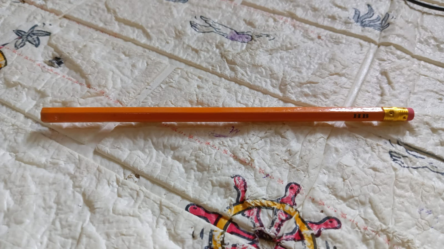 Wooden Pencil Set Multi-Use Wooden Graphite Pencils for Art, School, Office & Gifting - Wood Pencil with Eraser (1 Pc) - Springkart